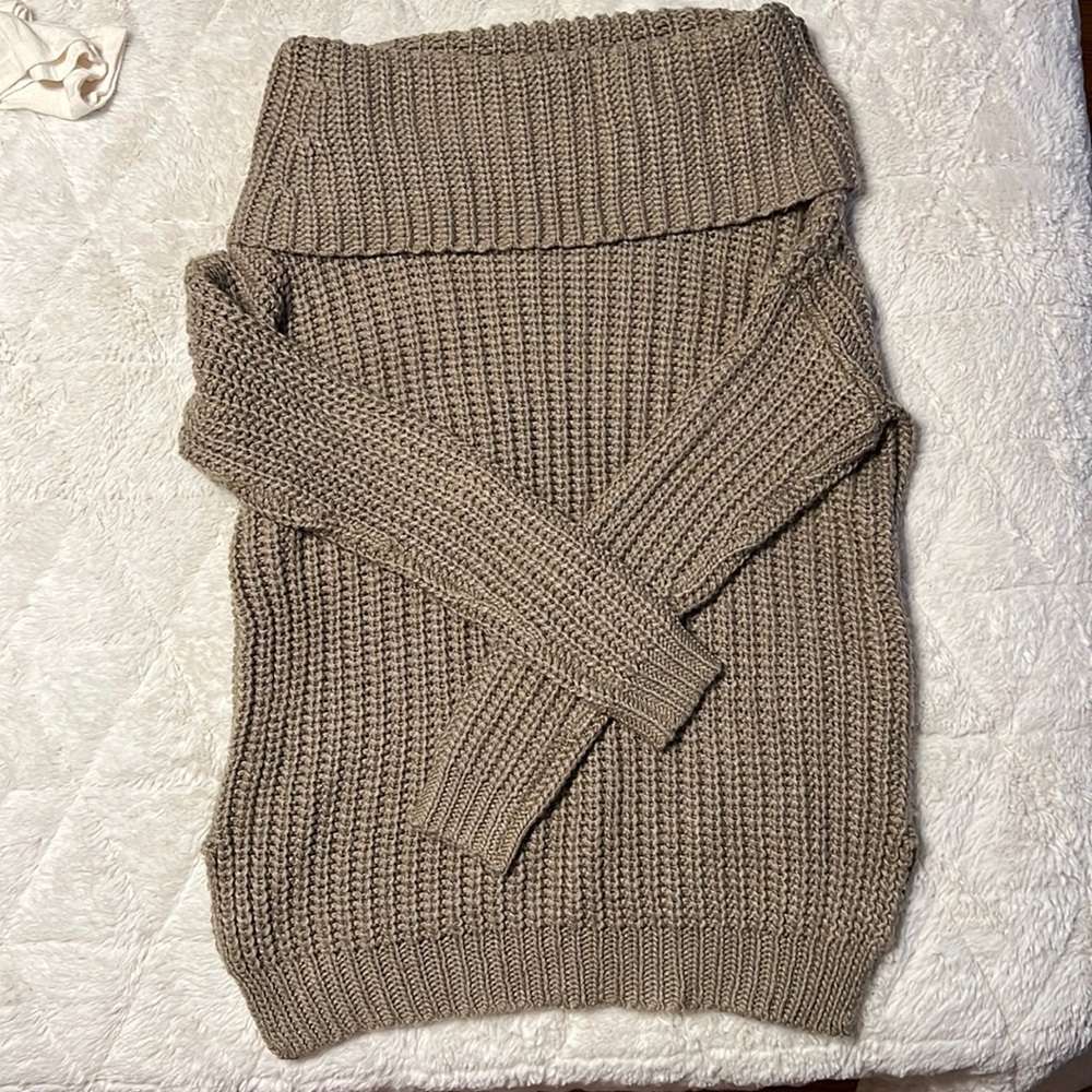 Off the shoulder sweater